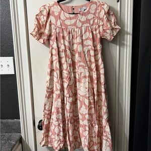 Floral Pink boutique dress!!